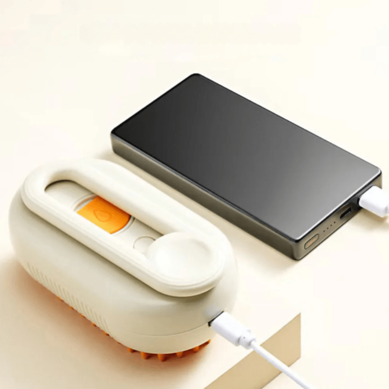 GroomGlow | Elektryczna Parowa Szczotka do Pielęgnacji Zwierząt