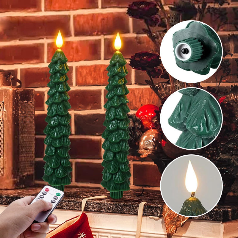 GlowTree – LED Decorative Candles for Christmas Tree with Timer Function