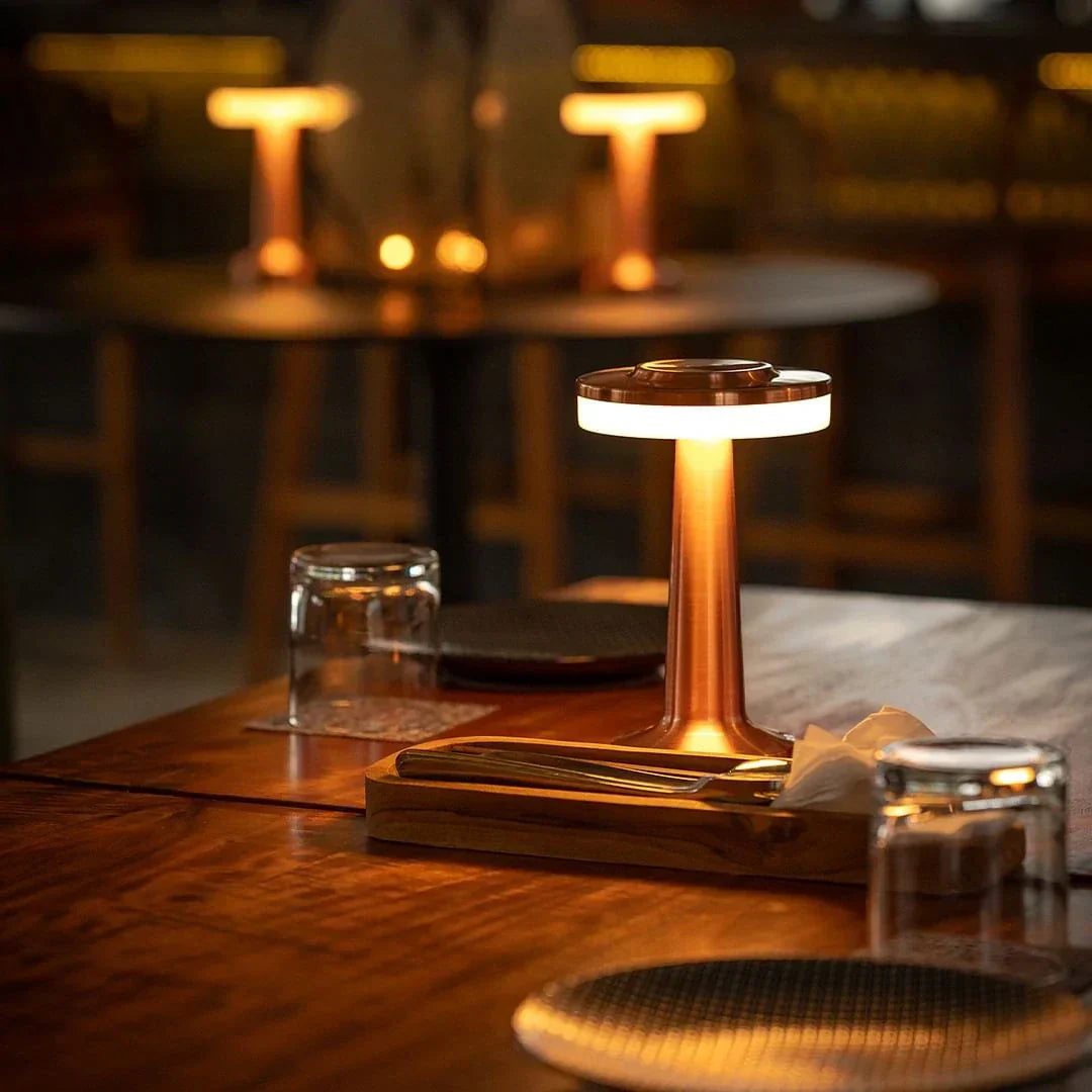 Retro Bezprzewodowa Lampa Stołowa - LumiBar