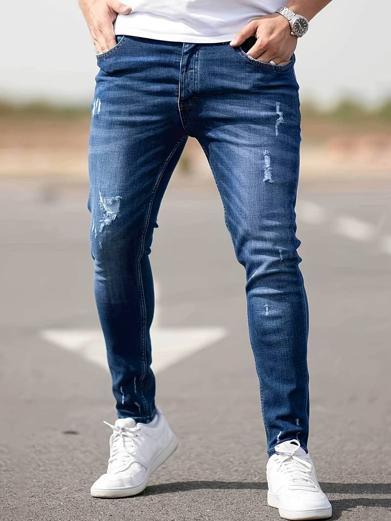WALOX | Męskie Slim Fit Jeansy