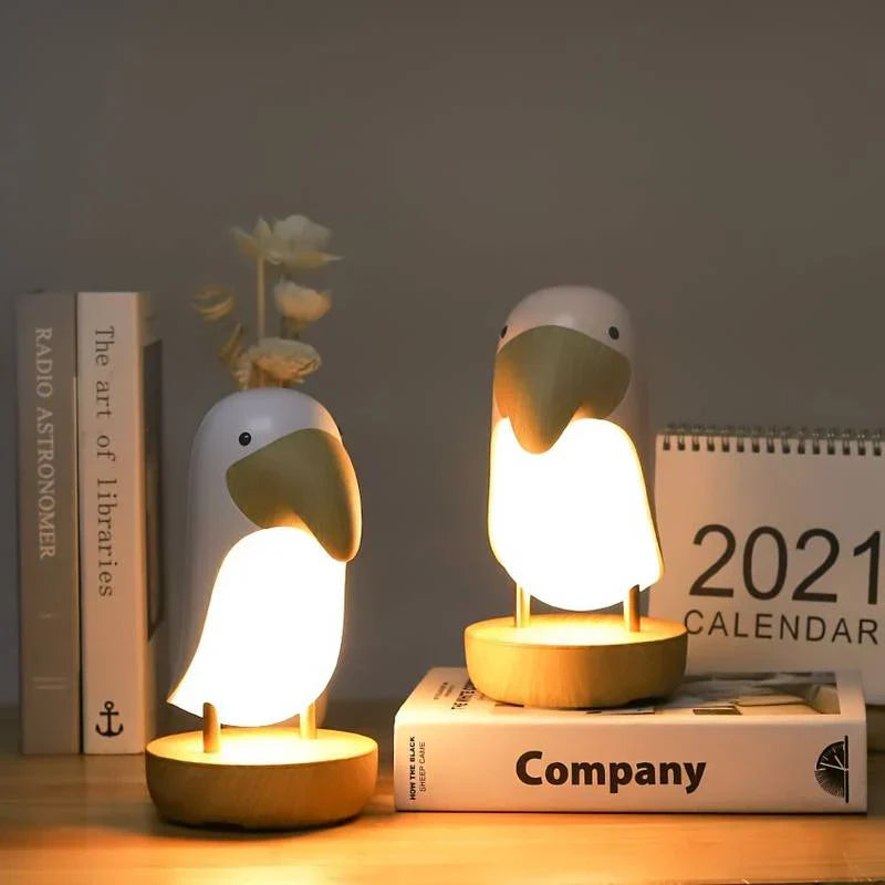 PeckLight - Ładowana lampka nocna dla ptaków
