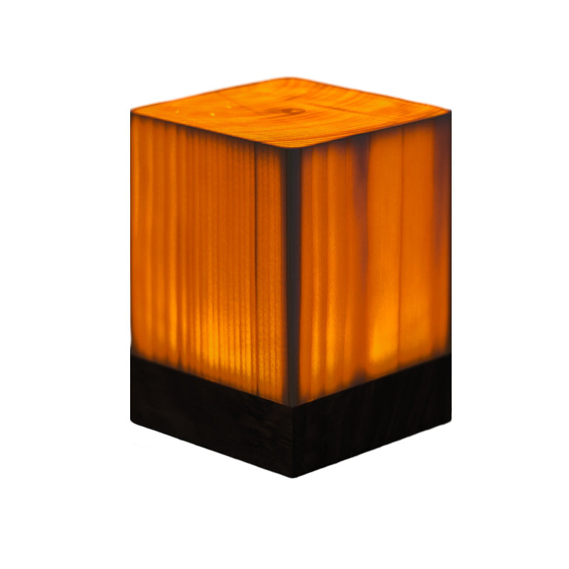 Elegancka lampa stołowa LED – WoodGlow