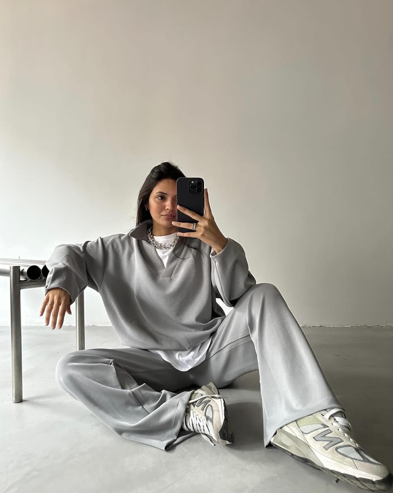 Sophie | Szara odzież domowa dla pań