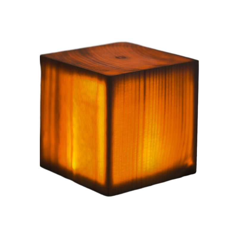 Elegancka lampa stołowa LED – WoodGlow