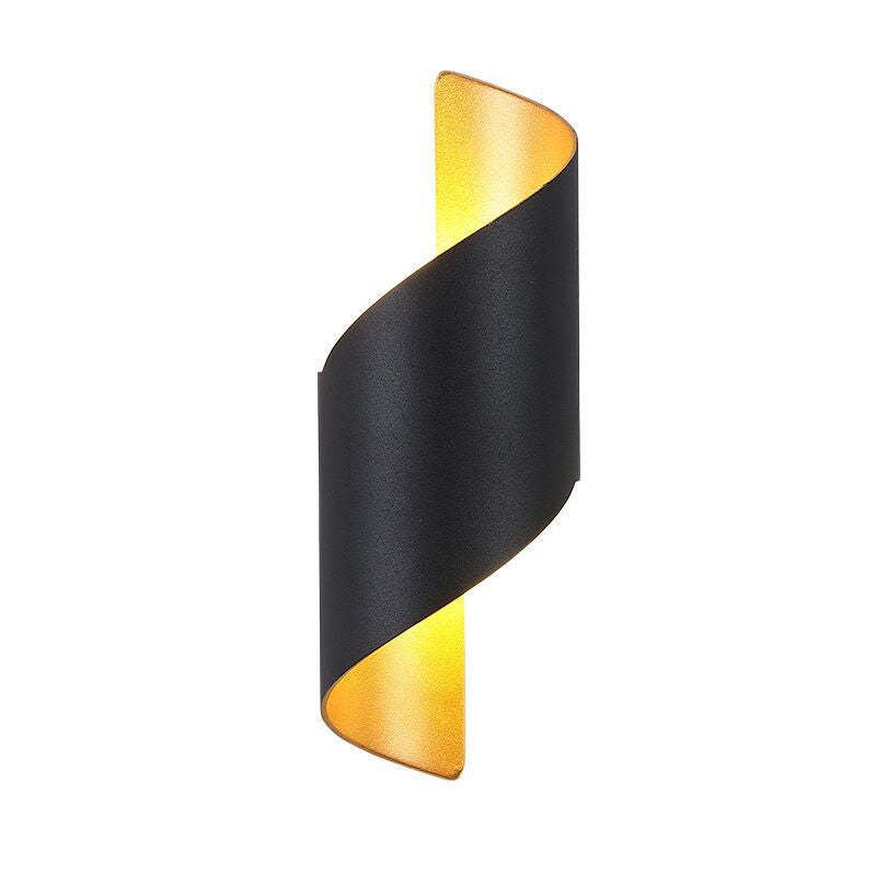 Nowoczesna lampa ścienna LED w kształcie spirali - TwistLight