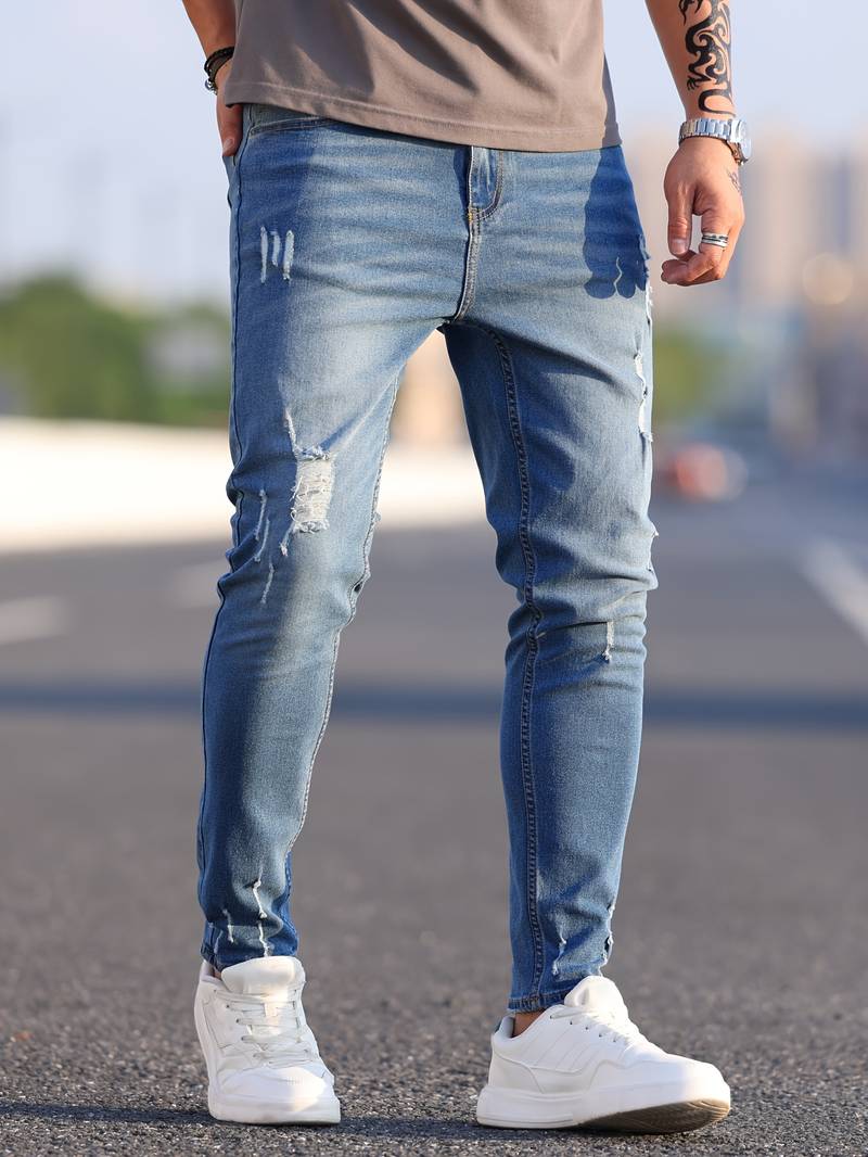 WALOX | Męskie Slim Fit Jeansy