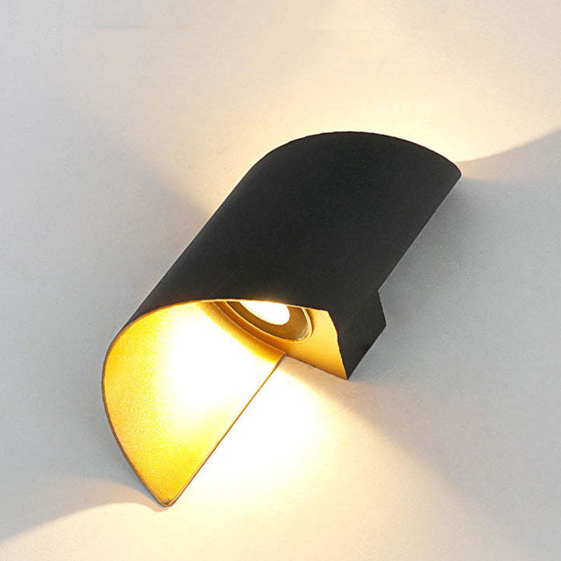 Nowoczesna lampa ścienna LED w kształcie spirali - TwistLight
