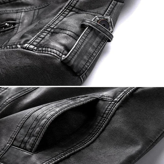 TOBIAS - Męska Skórzana Kurtka na Jesień