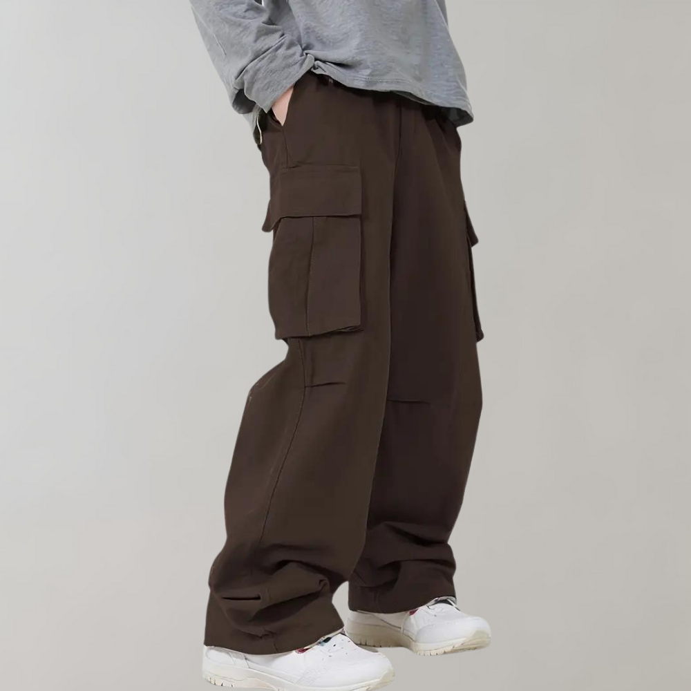 Luźne Spodnie - Oversized Cargo Pants