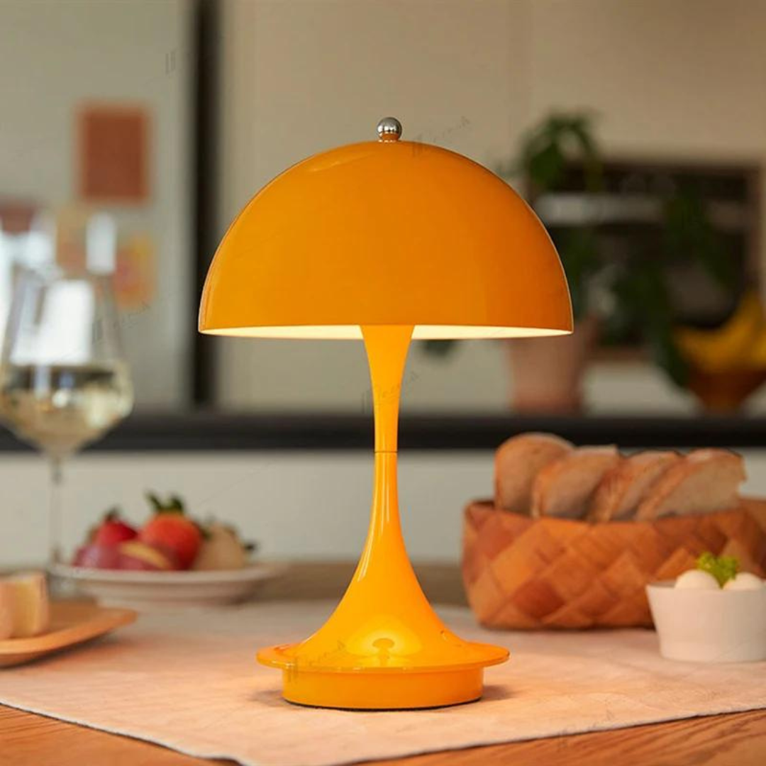 EclatéAura - Zachwycająca Lampa Stołowa z Zasilaniem Akumulatorowym