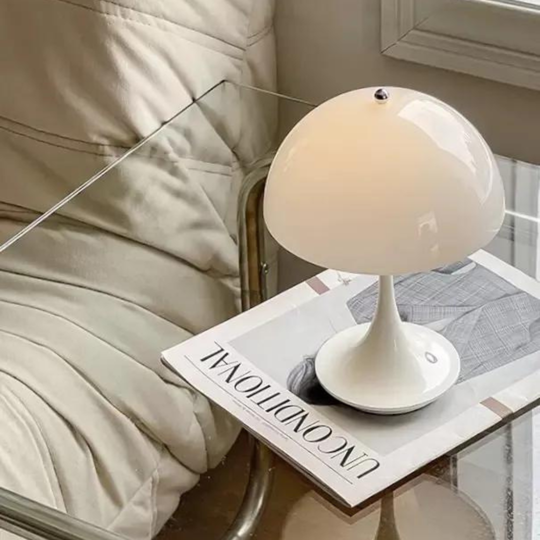 EclatéAura - Zachwycająca Lampa Stołowa z Zasilaniem Akumulatorowym