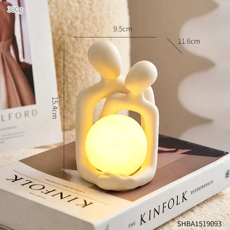 LunaGlow - Nastrojowa lampa ceramiczna