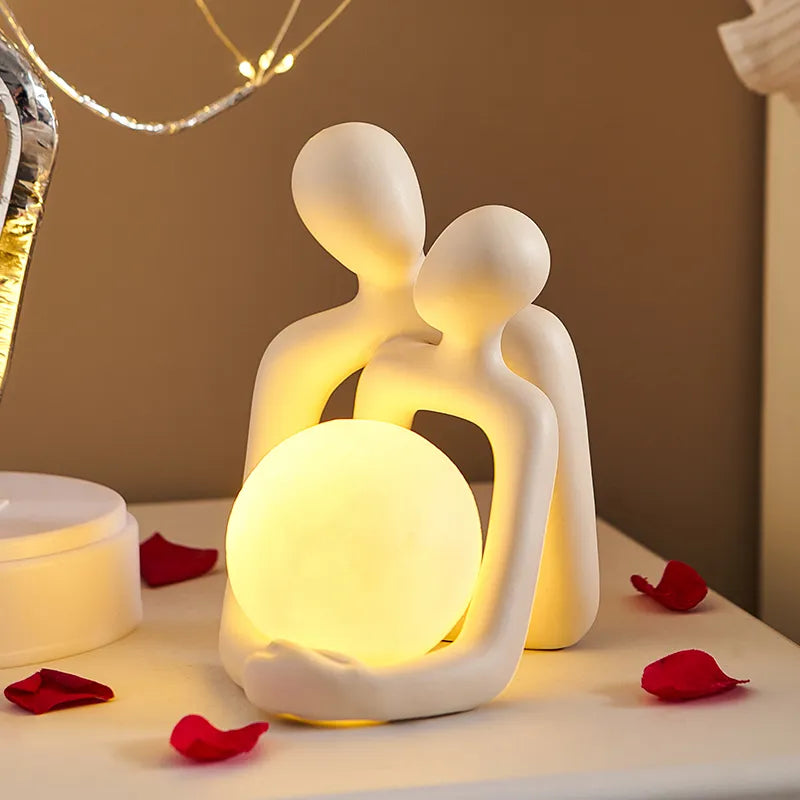 LunaGlow - Nastrojowa lampa ceramiczna