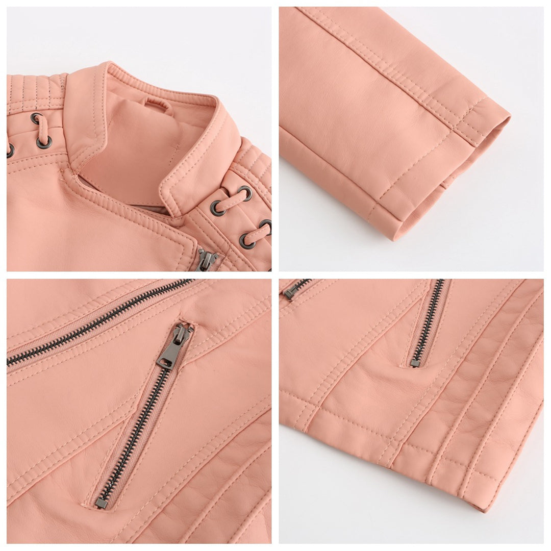 KARIN - Klasyczna Damska Kurtka Skórzana