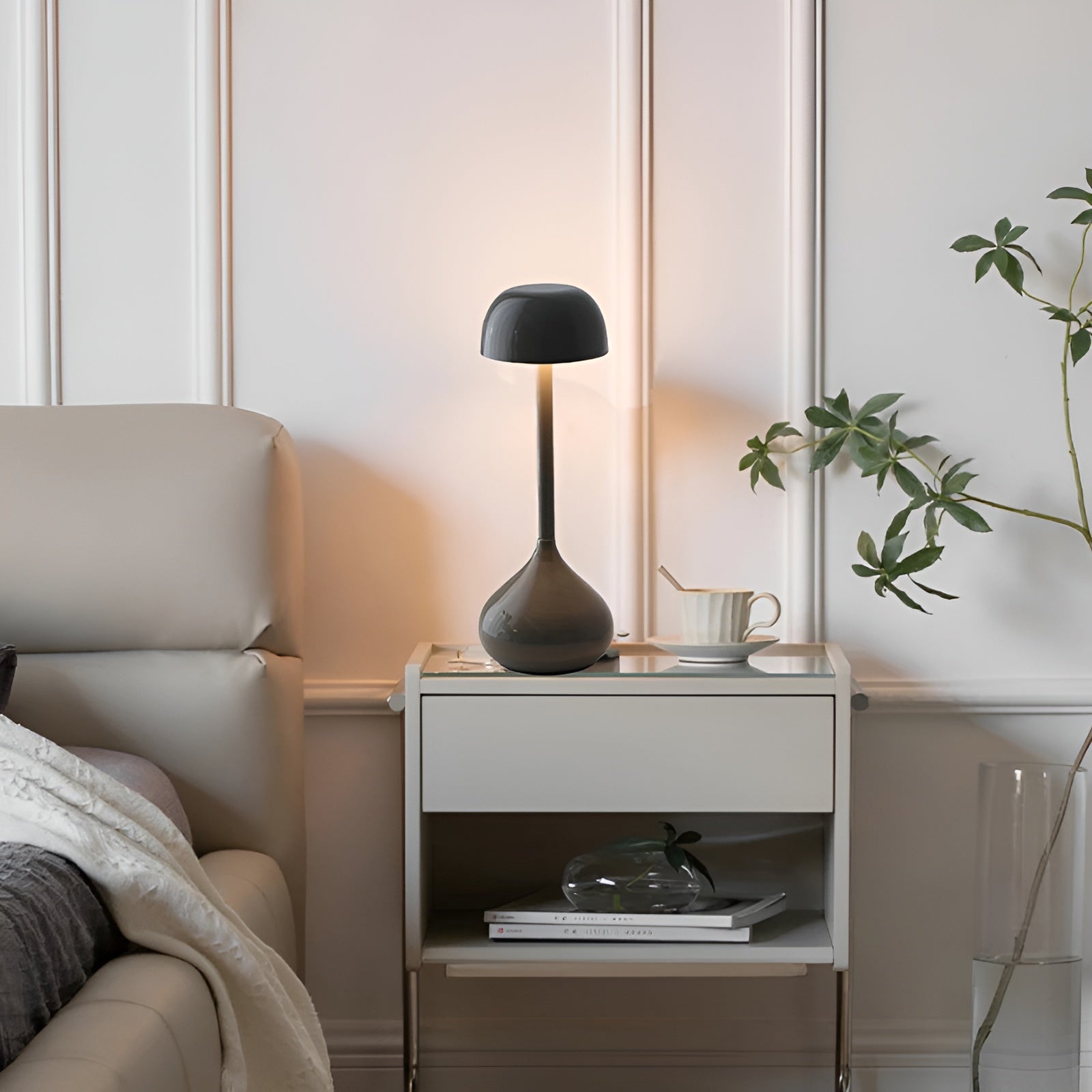 Bezprzewodowa Dimmowalna Lampa Stołowa Grzybowa – GlowMush