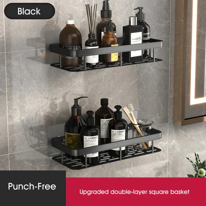 EasyRack | Stylowa Półka Łazienkowa Bez Wiercenia - Praktyczny Organizer