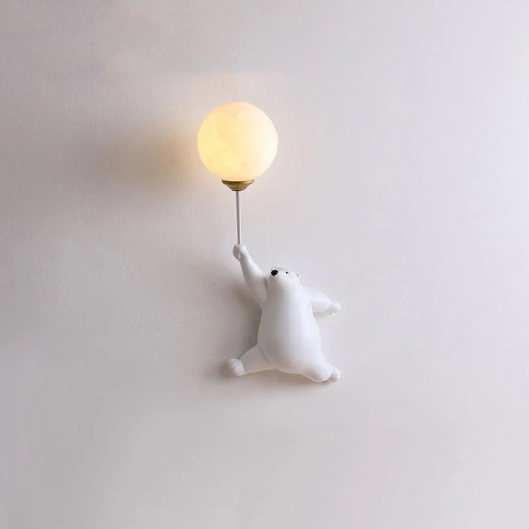 LED Ścienna Lampa w Kształcie Misia - TeddyGlow