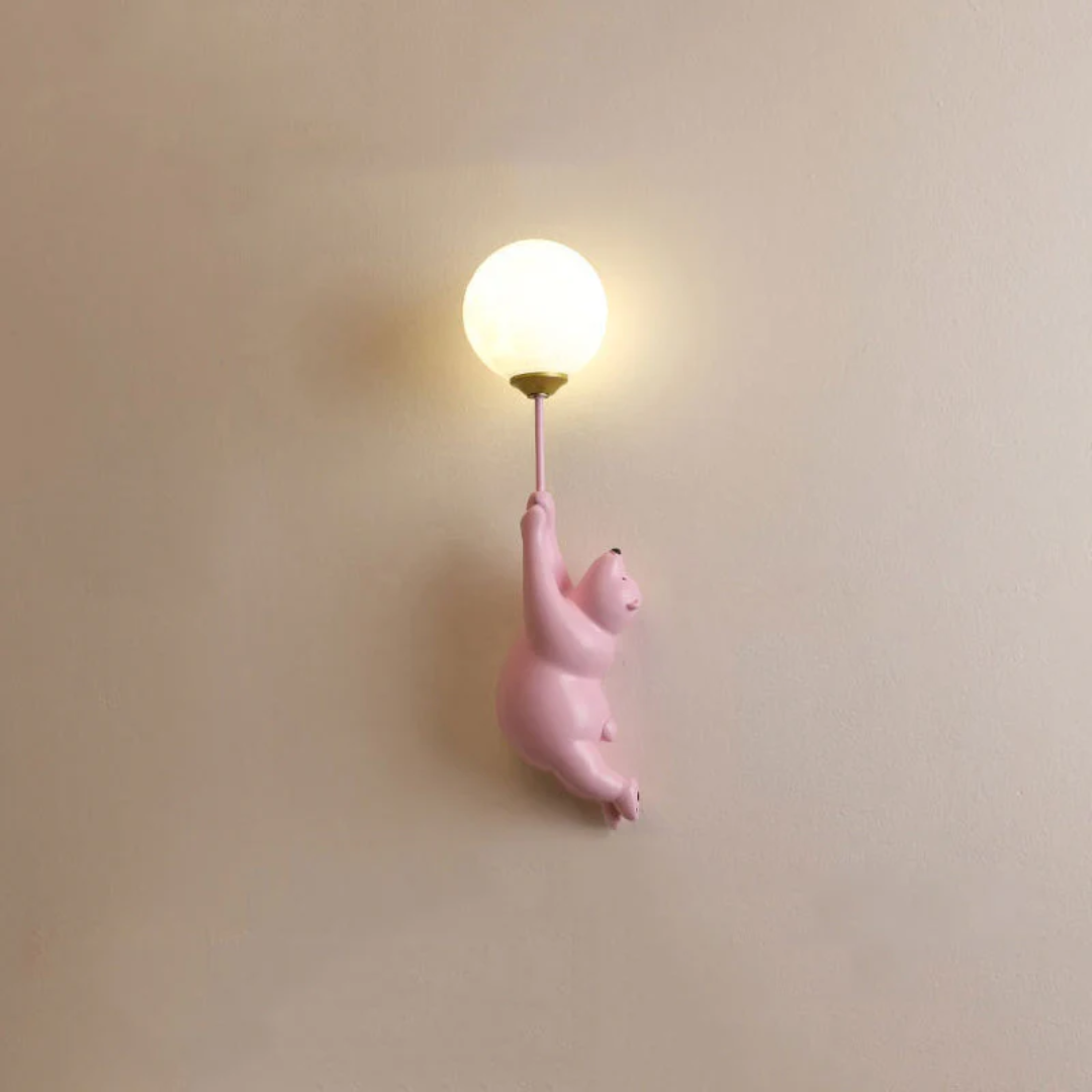 LED Ścienna Lampa w Kształcie Misia - TeddyGlow