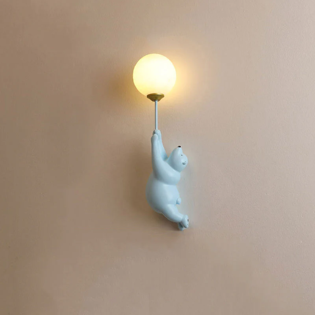 LED Ścienna Lampa w Kształcie Misia - TeddyGlow