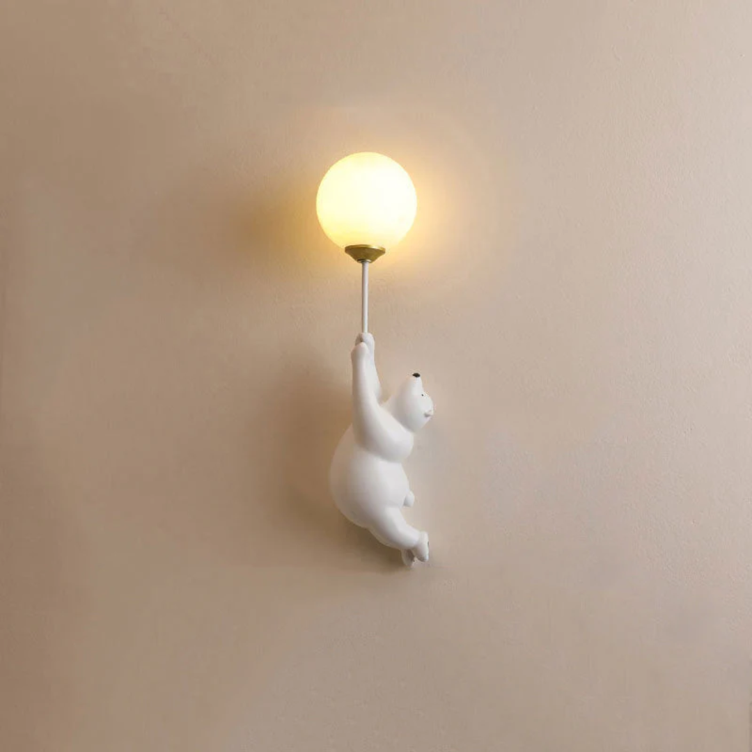 LED Ścienna Lampa w Kształcie Misia - TeddyGlow