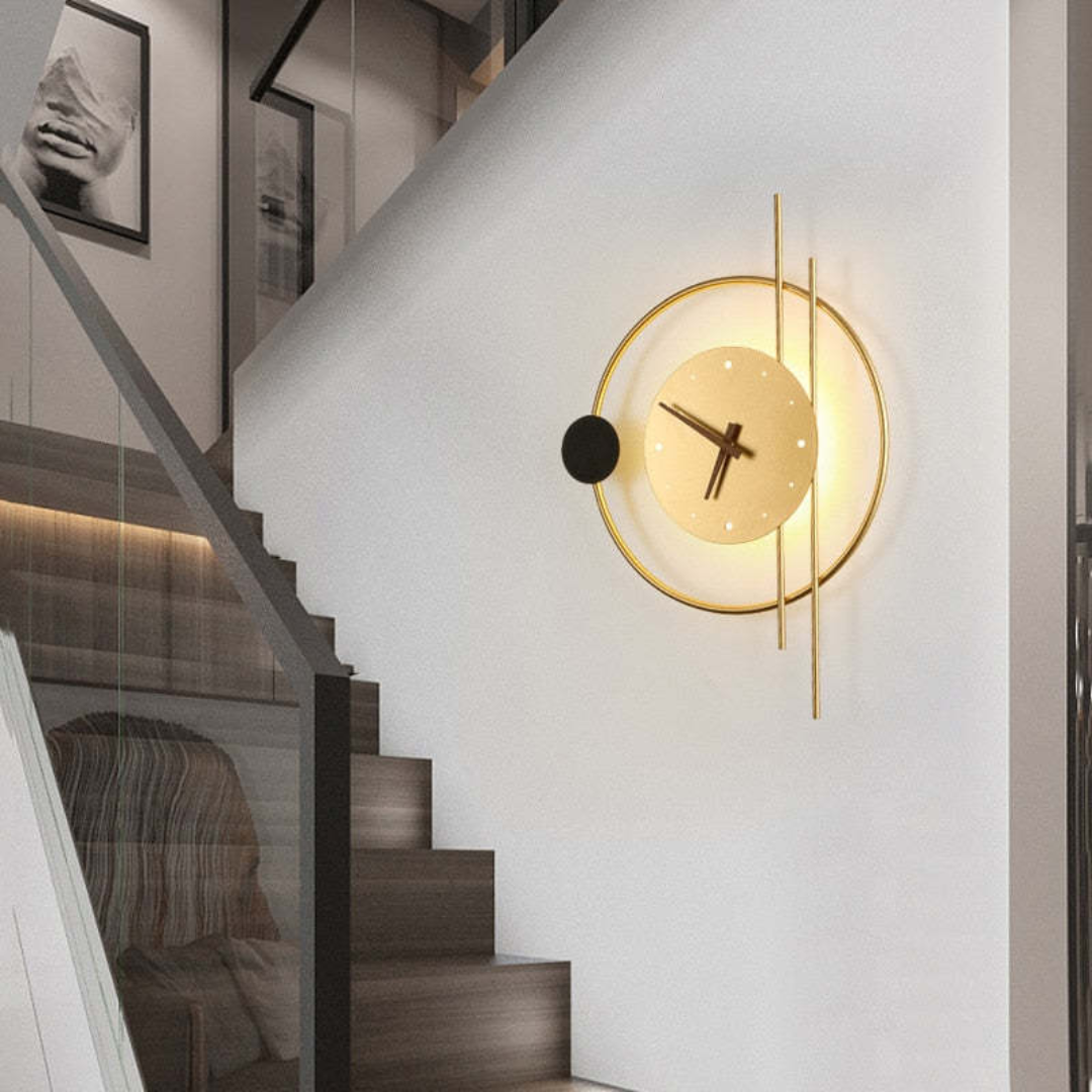 Nowoczesna lampa LED na ścianę - Chronos