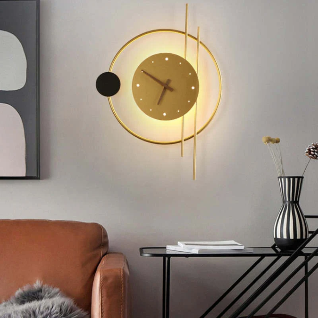 Nowoczesna lampa LED na ścianę - Chronos