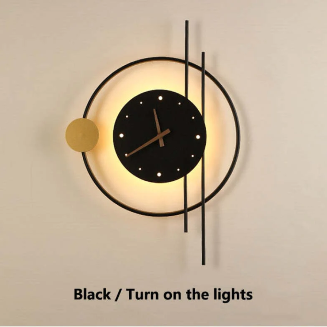 Nowoczesna lampa LED na ścianę - Chronos
