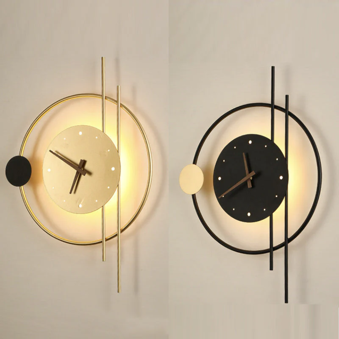 Nowoczesna lampa LED na ścianę - Chronos
