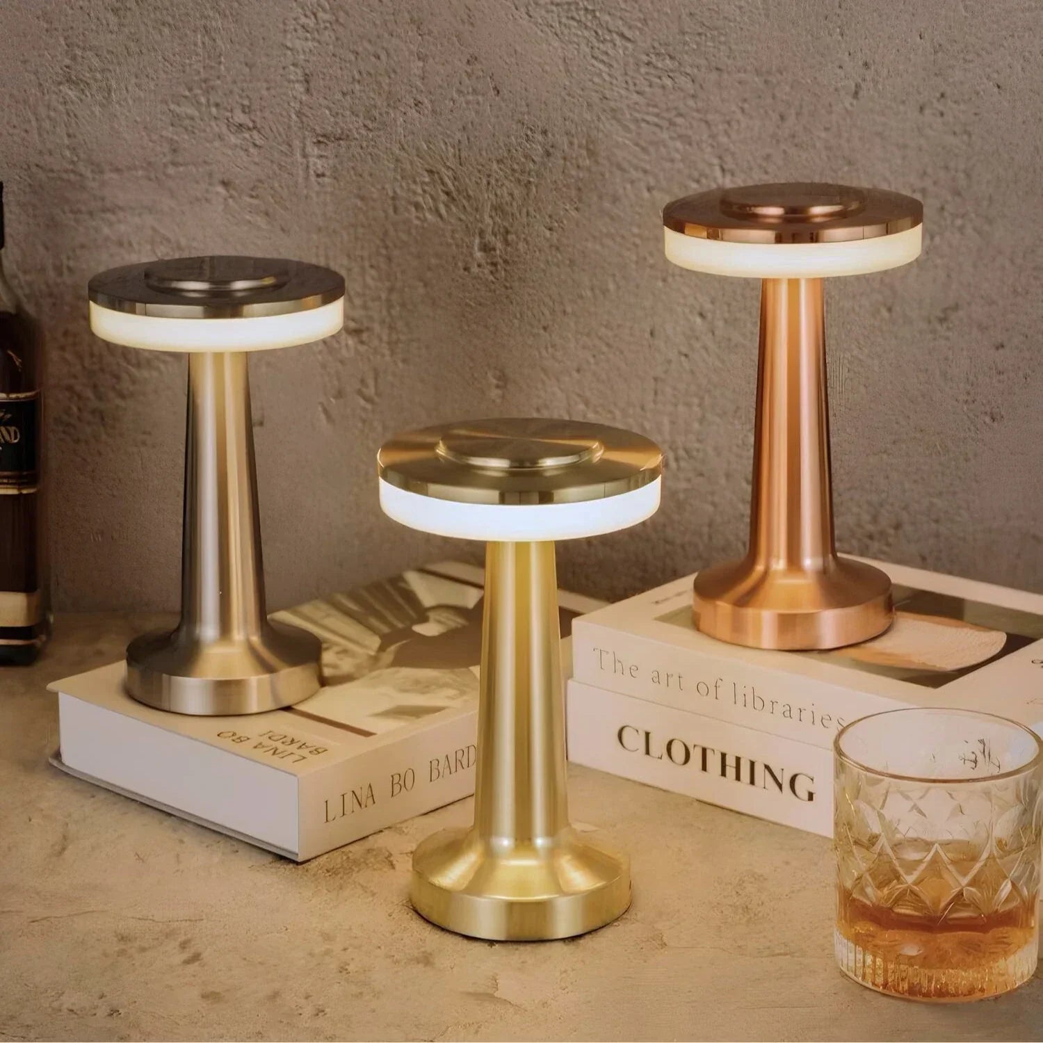 Retro Bezprzewodowa Lampa Stołowa - LumiBar