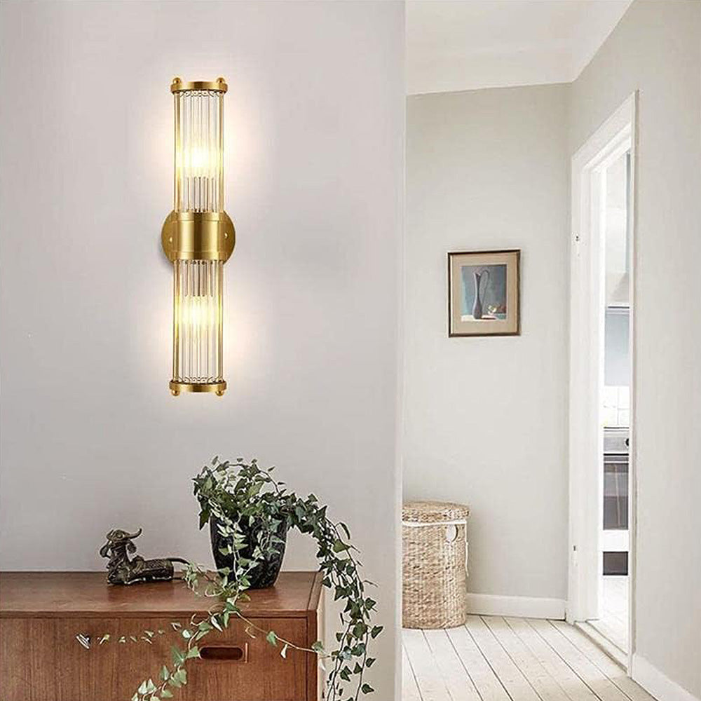 Luksusowa lampa ścienna do łazienki – Złoty Blask