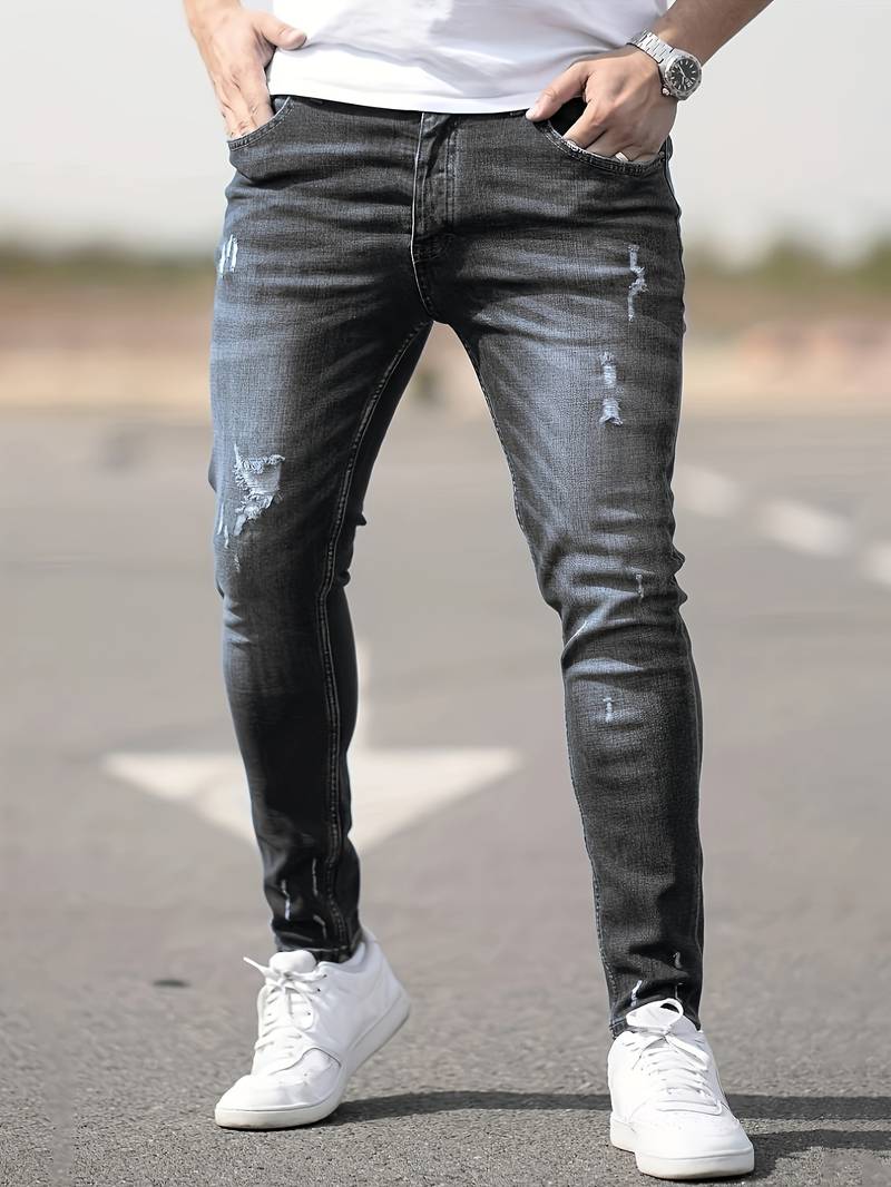 WALOX | Męskie Slim Fit Jeansy