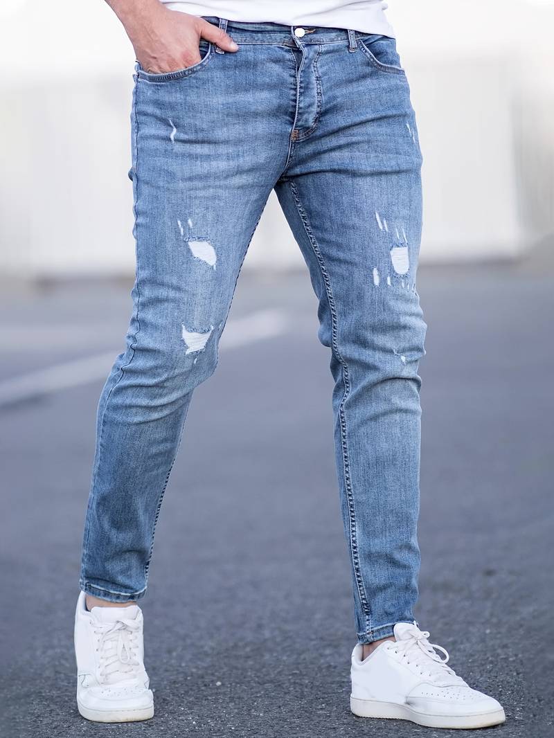WALOX | Męskie Slim Fit Jeansy