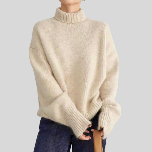 Olivia | Sweter z wysokim kołnierzem o eleganckim designie