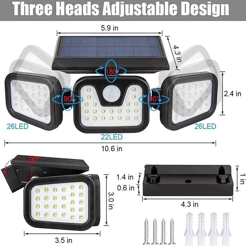 EcoBright - Solar Wall Lamp