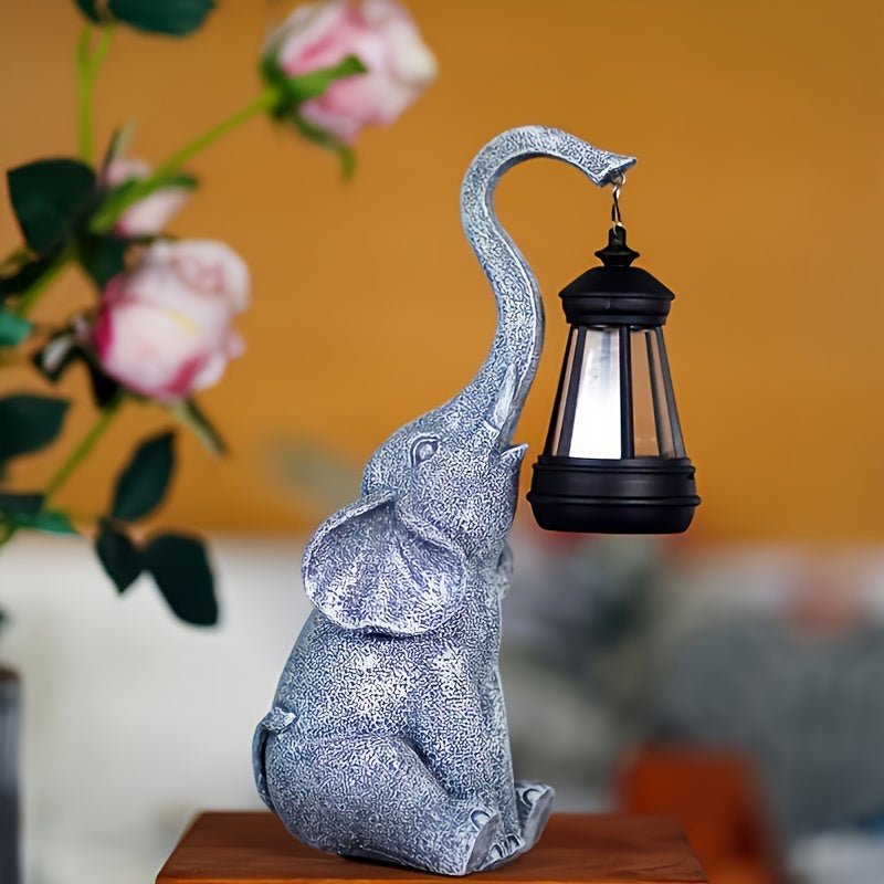 Elephant Glow - Nastrojowa lampa solarna do ogrodu