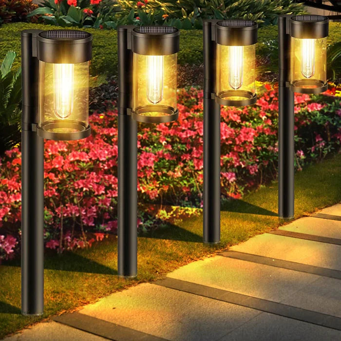 Nowoczesne Luksusowe Solarne Oświetlenie Ogrodowe - LumiPath