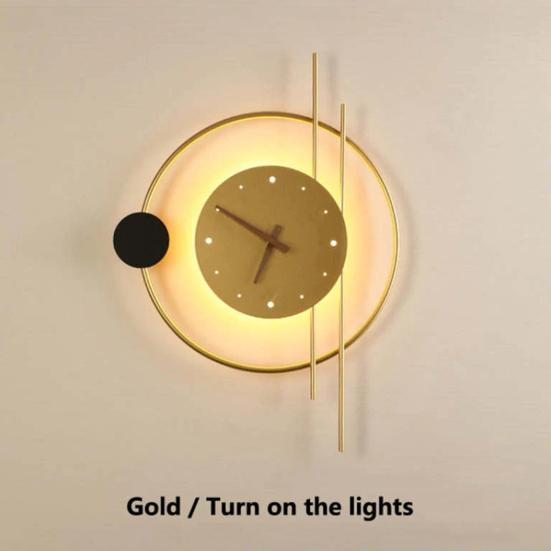 Nowoczesna lampa LED na ścianę - Chronos