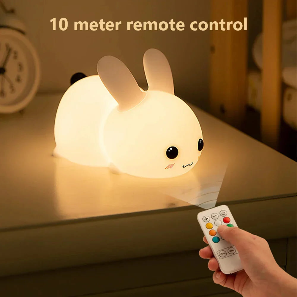 Urocza lampka nocna BunnyGlow - Idealna do sypialni
