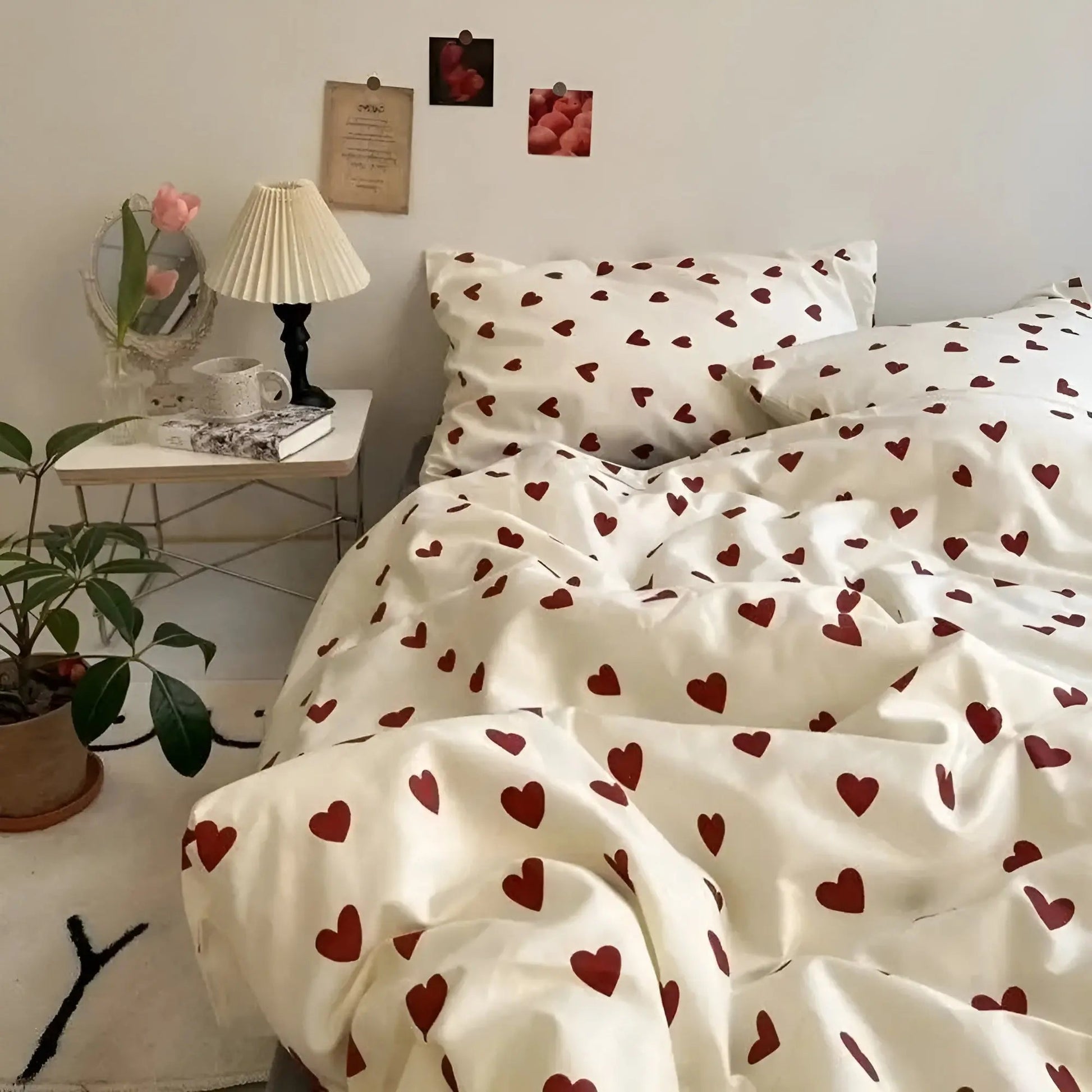 Zestaw pościeli w serca – LoveLuxe