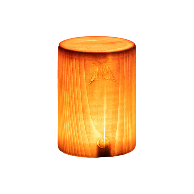 Elegancka lampa stołowa LED – WoodGlow