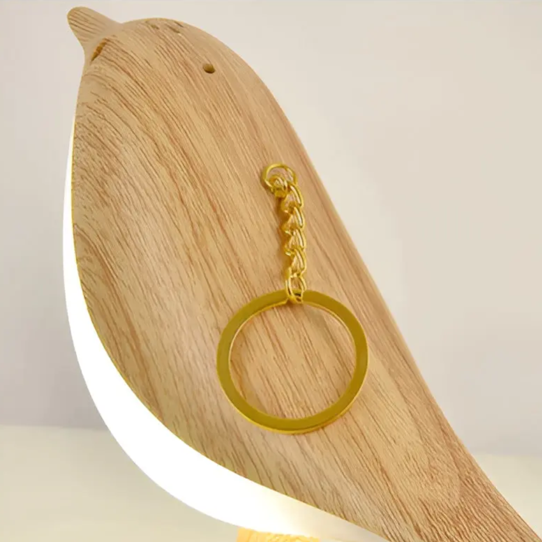 Elegancka lampka LED w formie ptaka z dotykowym sterowaniem i funkcją aromaterapii - FeatherGlow