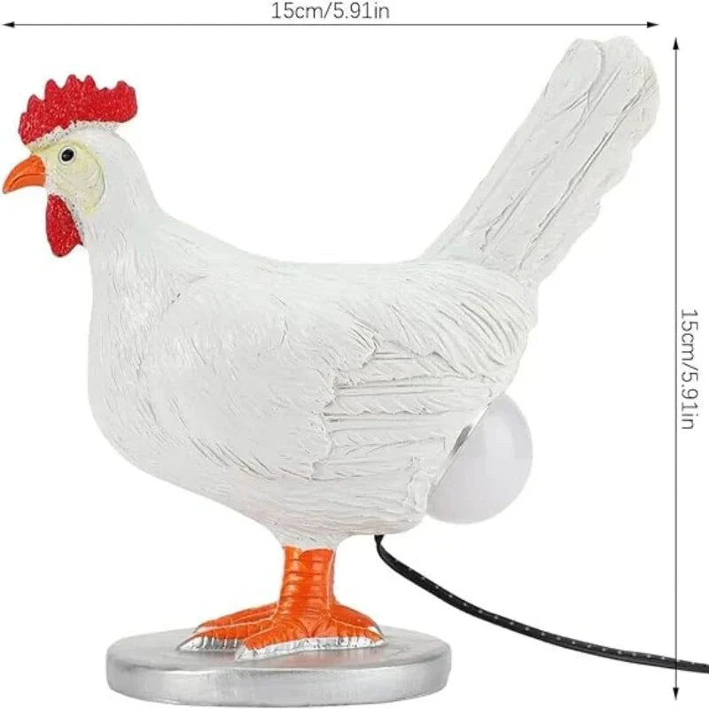Śmieszna lampa stołowa w kształcie kurczaka - ChickLite