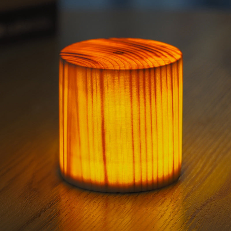 Elegancka lampa stołowa LED – WoodGlow
