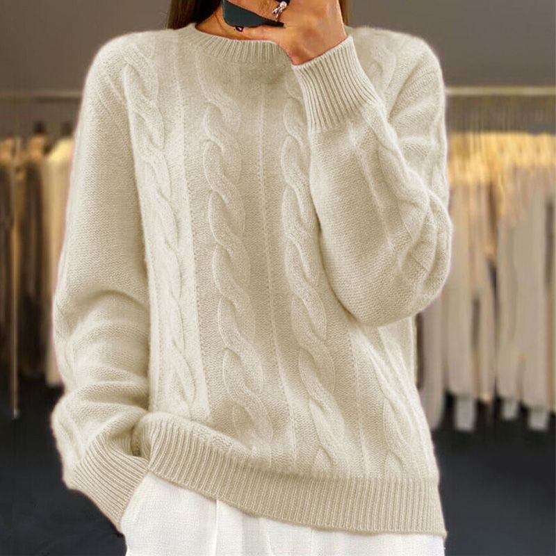 CLAIRE | Nowoczesny, wygodny sweter dzianinowy