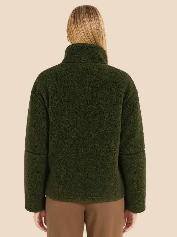 Imogen | Kobieca Kurtka Sherpa Przeładowana na Specjalne Okazje