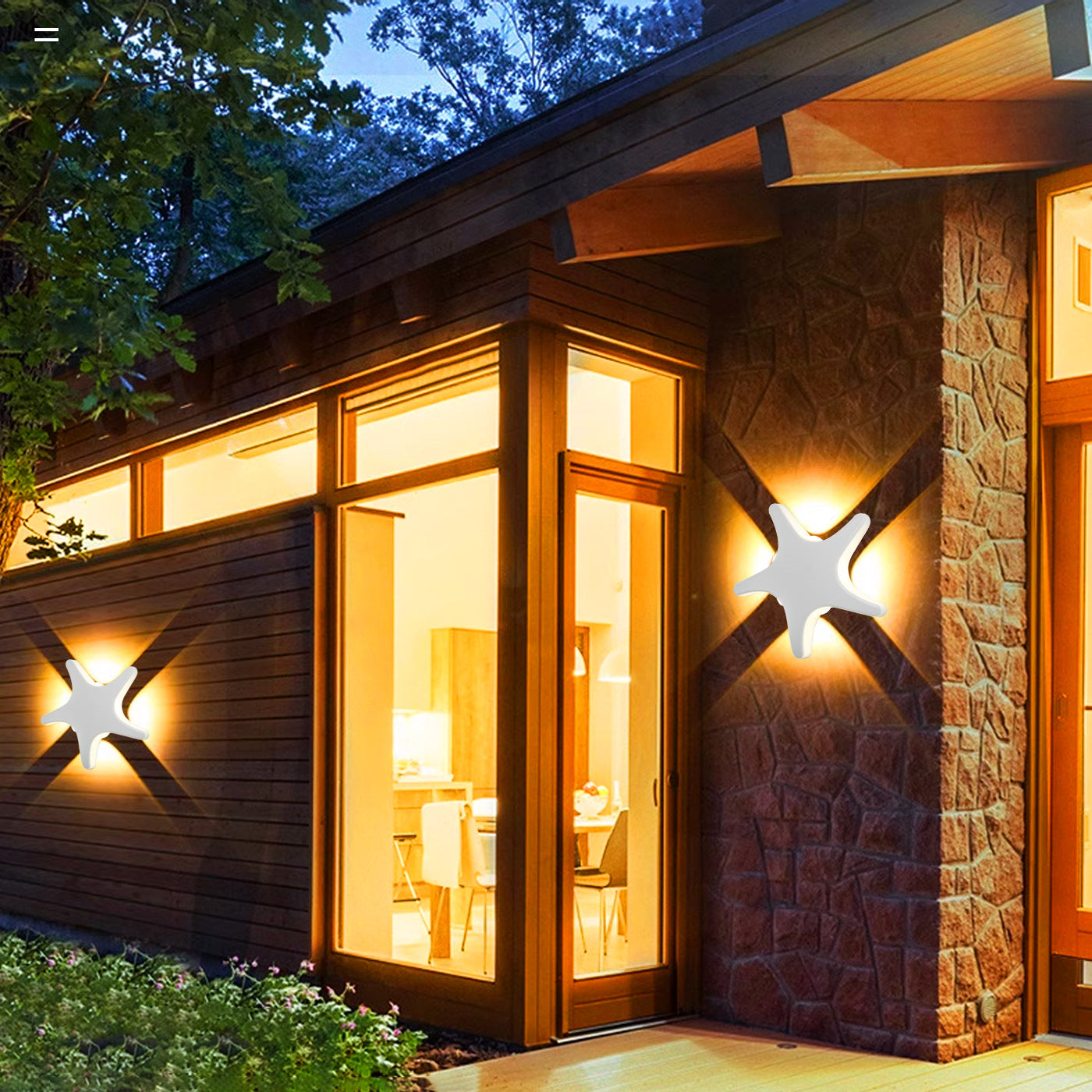 LumiStar - Wodoodporna Lampa LED na Ścianę z Eleganckim Aluminiowym Wykończeniem do Zewnętrznych Przestrzeni