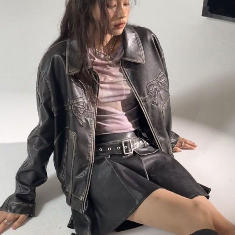 Ivy | Skórzana Kurtka Damska