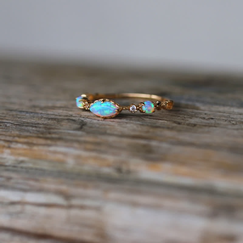 Vintage Opal Ring - Isabella: 'Love and Honesty'