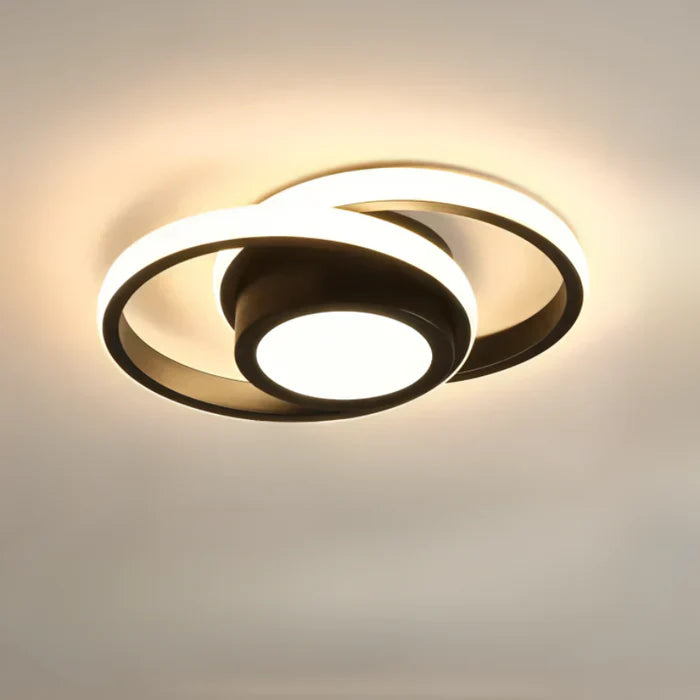 "Nowoczesna lampa sufitowa LED z podwójnym pierścieniem – Twilight Rings" 

**"Nowoczesna lampa sufitowa LED z podwójnym pierścieniem – Twilight Rings"**