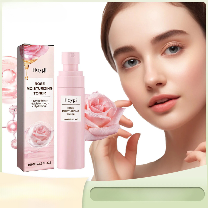 HydraRose Glow - Nawilżający Tonik Różany do Pielęgnacji Suchej i Szorstkiej Skóry